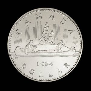 Canada, Elizabeth II, 1 dollar : 1984