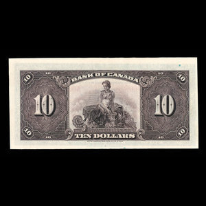 Canada, Bank of Canada, 10 dollars : 1935