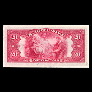 Canada, Bank of Canada, 20 dollars : 1935