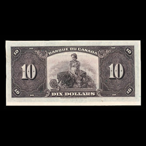 Canada, Bank of Canada, 10 dollars : 1935