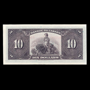 Canada, Bank of Canada, 10 dollars : 1935