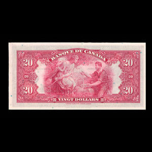 Canada, Bank of Canada, 20 dollars : 1935