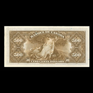 Canada, Bank of Canada, 500 dollars : 1935