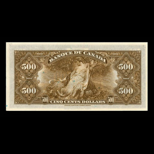 Canada, Bank of Canada, 500 dollars : 1935