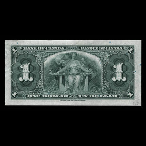 Canada, Bank of Canada, 1 dollar : January 2, 1937