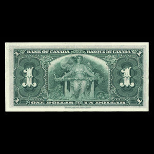 Canada, Bank of Canada, 1 dollar : January 2, 1937