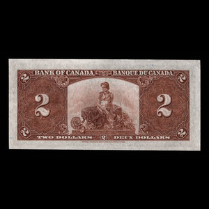 Canada, Bank of Canada, 2 dollars : January 2, 1937