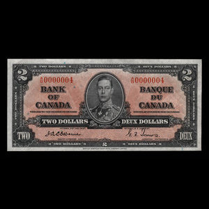 Canada, Bank of Canada, 2 dollars : January 2, 1937