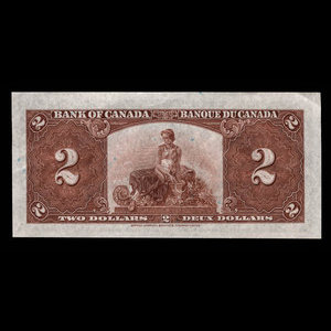 Canada, Bank of Canada, 2 dollars : January 2, 1937