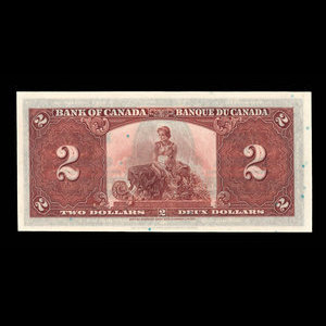 Canada, Bank of Canada, 2 dollars : January 2, 1937