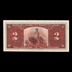 Canada, Bank of Canada, 2 dollars : January 2, 1937