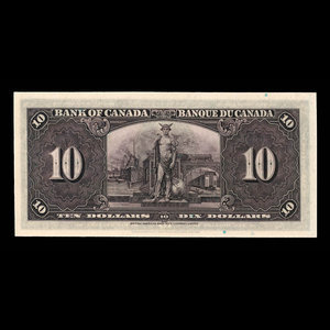 Canada, Bank of Canada, 10 dollars : January 2, 1937