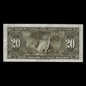 Canada, Bank of Canada, 20 dollars : January 2, 1937