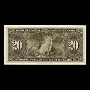 Canada, Bank of Canada, 20 dollars : January 2, 1937