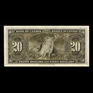 Canada, Bank of Canada, 20 dollars : January 2, 1937