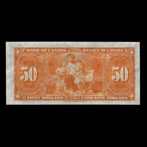 Canada, Bank of Canada, 50 dollars : January 2, 1937