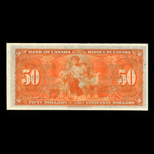 Canada, Bank of Canada, 50 dollars : January 2, 1937