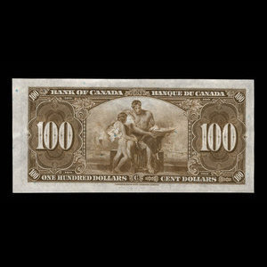 Canada, Bank of Canada, 100 dollars : January 2, 1937