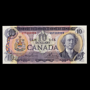 Canada, Bank of Canada, 10 dollars : 1971