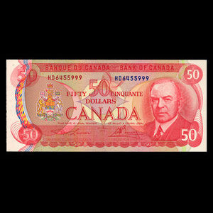 Canada, Bank of Canada, 50 dollars : 1975