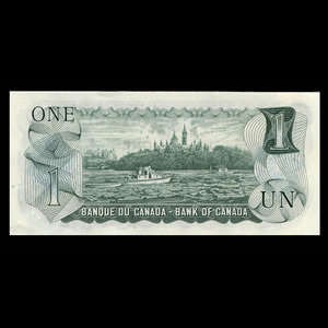 Canada, Bank of Canada, 1 dollar : 1973