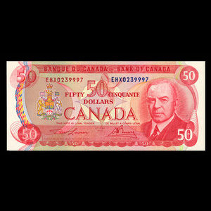 Canada, Bank of Canada, 50 dollars : 1975