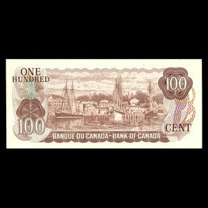 Canada, Bank of Canada, 100 dollars : 1975