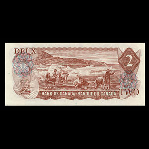 Canada, Bank of Canada, 2 dollars : 1974