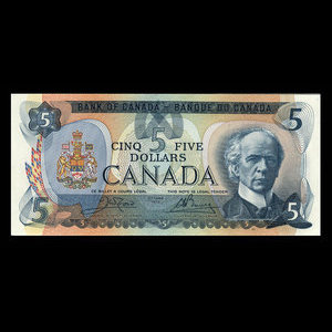 Canada, Bank of Canada, 5 dollars : 1979