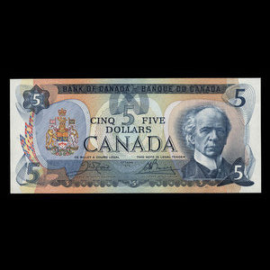 Canada, Bank of Canada, 5 dollars : 1979