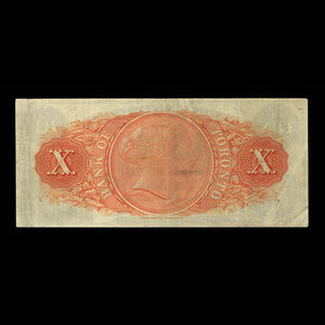 Canada, Bank of Toronto (The), 10 dollars : February 1, 1923