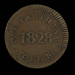 Scotland, CS, 1 farthing : 1828