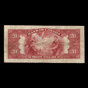 Canada, Bank of Canada, 20 dollars : 1935