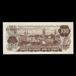 Canada, Bank of Canada, 100 dollars : 1975