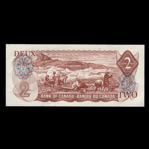 Canada, Bank of Canada, 2 dollars : 1974