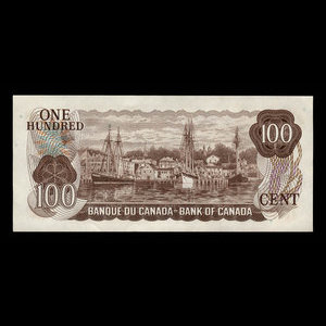 Canada, Bank of Canada, 100 dollars : 1975