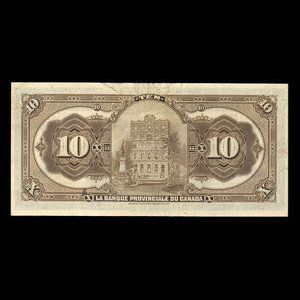 Canada, Provincial Bank of Canada, 10 dollars : January 31, 1919