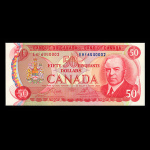 Canada, Bank of Canada, 50 dollars : 1975