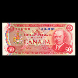 Canada, Bank of Canada, 50 dollars : 1975