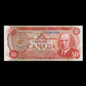 Canada, Bank of Canada, 50 dollars : 1975