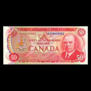 Canada, Bank of Canada, 50 dollars : 1975