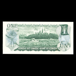 Canada, Bank of Canada, 1 dollar : 1973