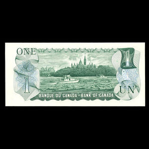 Canada, Bank of Canada, 1 dollar : 1973