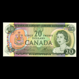 Canada, Bank of Canada, 20 dollars : 1969