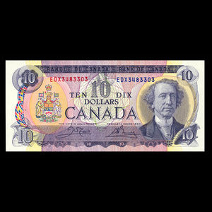 Canada, Bank of Canada, 10 dollars : 1971