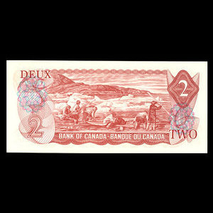 Canada, Bank of Canada, 2 dollars : 1974