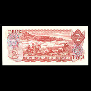 Canada, Bank of Canada, 2 dollars : 1974