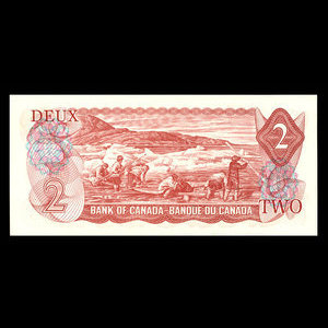 Canada, Bank of Canada, 2 dollars : 1974