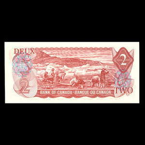 Canada, Bank of Canada, 2 dollars : 1974