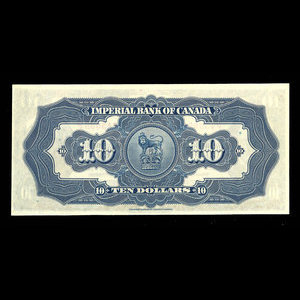 Canada, Imperial Bank of Canada, 10 dollars : November 1, 1923